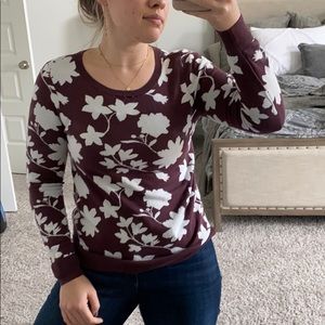 Loft floral sweater